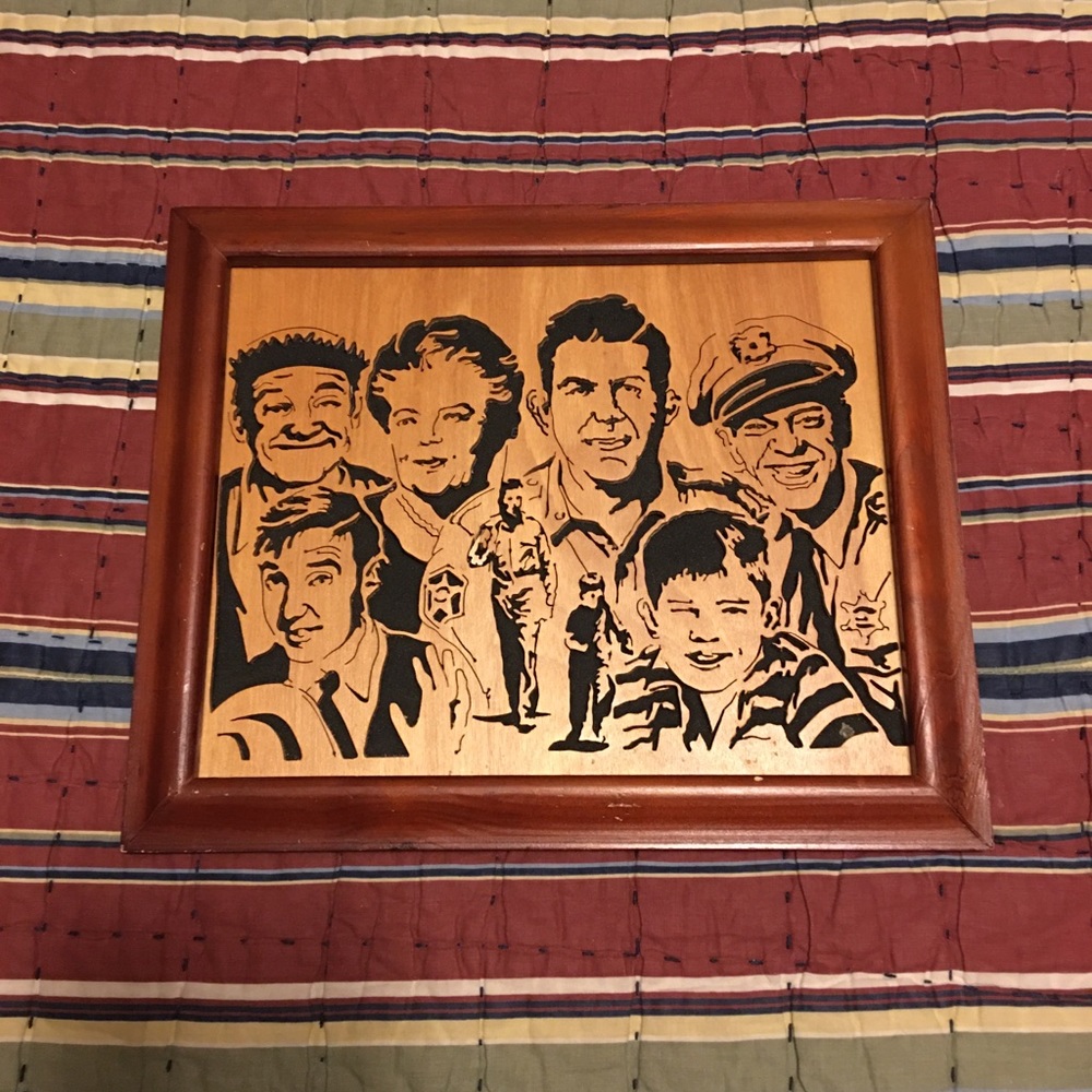 😳 Rare Unique Mayberry Scroll Art 🖼